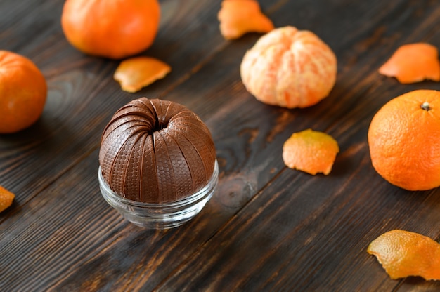 Laranja chocolate escuro