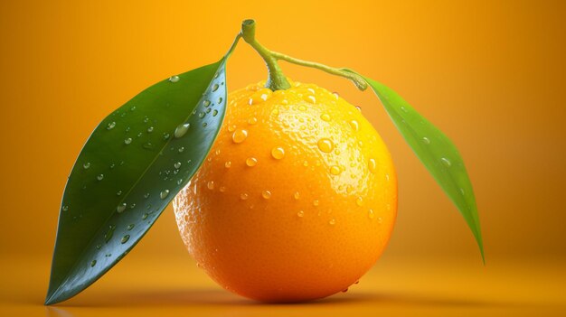 Laranja em fundo laranja para design