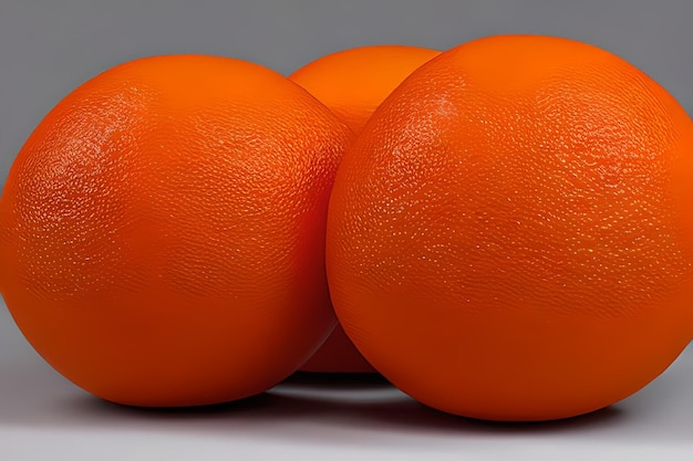 laranja em um fundo preto