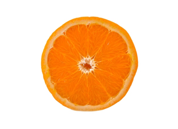 laranja isolada no fundo branco