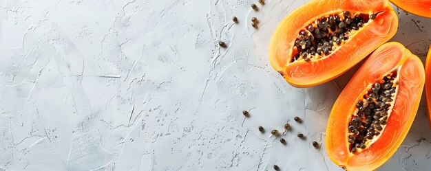 laranjas em uma mesa branca com uma fatia de laranja que diz aveia