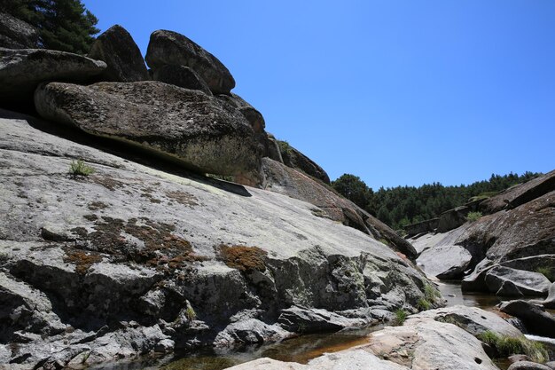 Las Chorreras am Fluss Tormes in Hoyos del Espino Avila Spanien