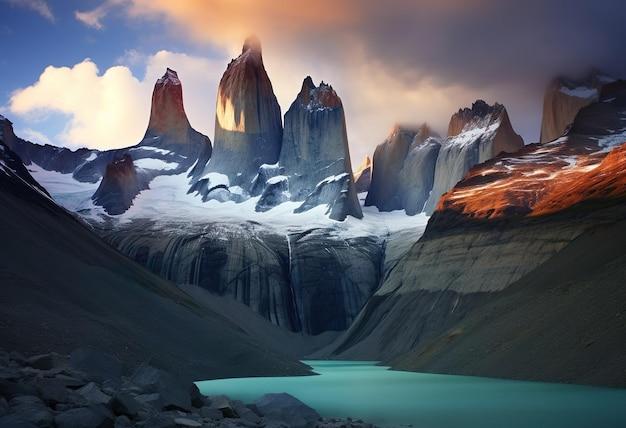 Las Torres na Base Mirador Torres del Paine