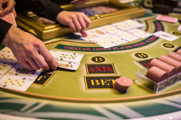 LAS VEGAS USA MAI 2017 Interieur des Elite-Luxus-VIP-Casinos mit Pokertischen