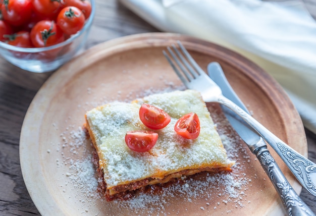 Lasagne mit Kirschtomaten