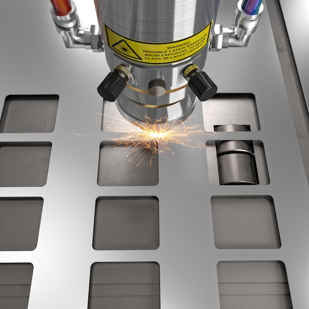 Laser-Schneide-Maschine