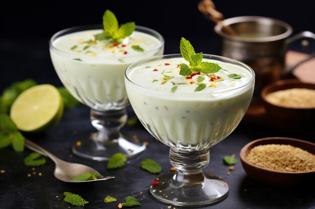 Lassi é um iogurte dahi tradicional popular