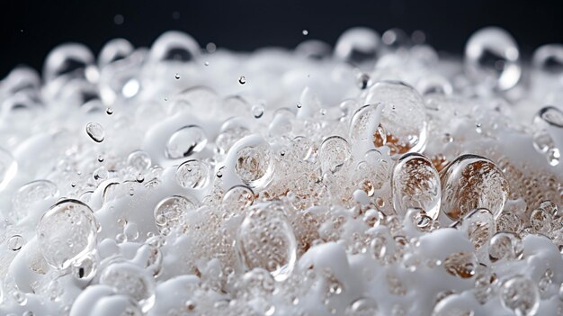 Foto lata de aluminio con gotas de rocío sobre un fondo blanco.