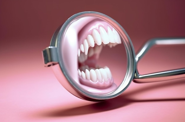 Una lata de refresco con la boca abierta y mostrando los dientes.