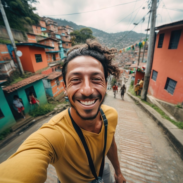 Latam Adventures Selfie de un estilo de vida digital en Colombia