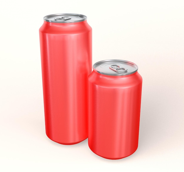 Foto latas de aluminio de 330 ml y 500 ml