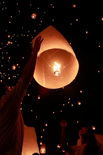 Laternenfest in Thailand