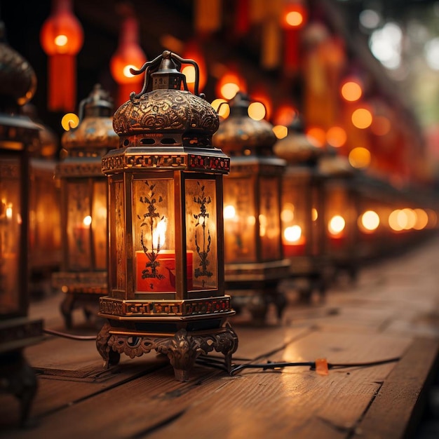 Laternenlicht Vermächtnis Chinesisches Neujahr Laternenfoto