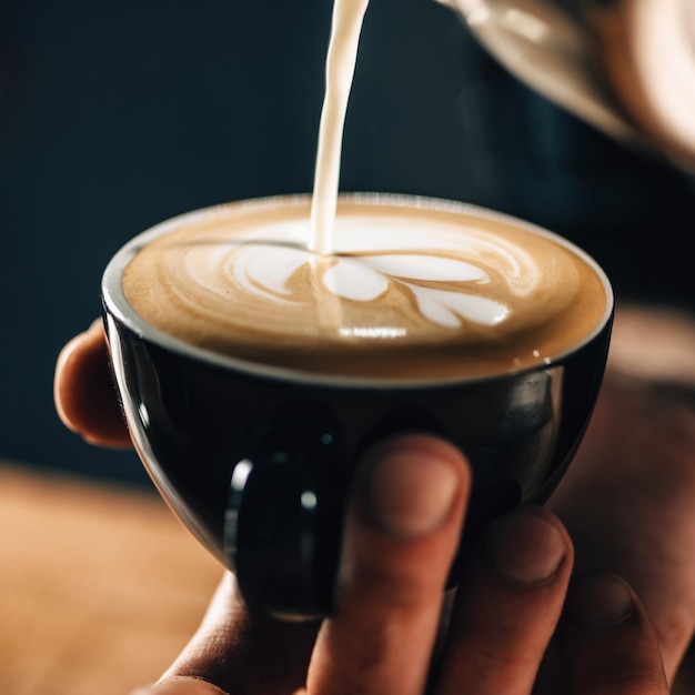 Latte Art Kaffeetasse