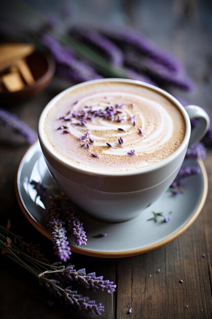 Latte de lavanda picante