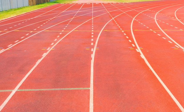 Laufbahn des Leichtathletikstadions