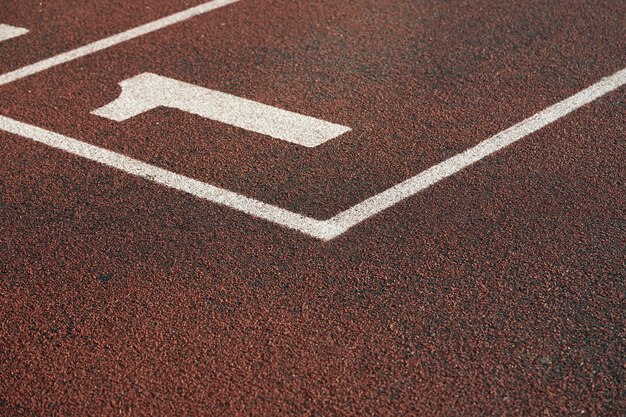 Laufstrecke rund um das Fußballstadion