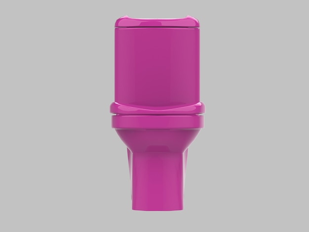 Lavabo armario baño wc agua rosa 3d ilustración