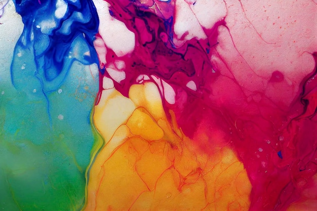 Lavado de tinta Pastel Color del cielo Fondo escarchado Puntos Papel tapiz de tinta de agua Manchas de aguamarina Gouache Desenfoque Gotas de tinta de alcohol Textura colorida