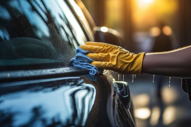 Foto lavagem de automóveis