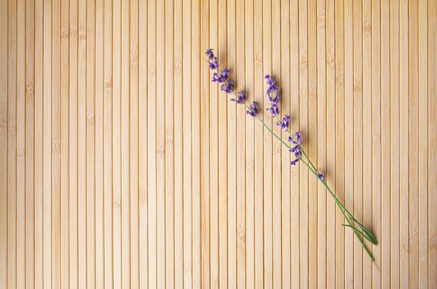 Lavanda en madera