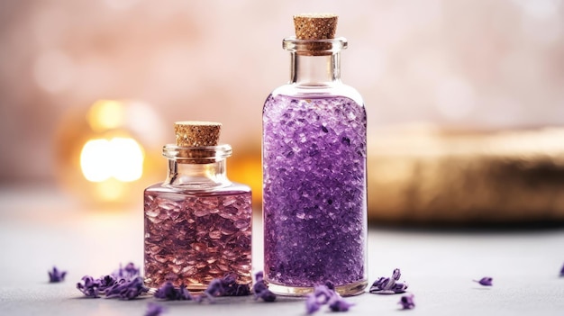 Lavendel-Badesalz und Massageöl wurden von der KI generiert