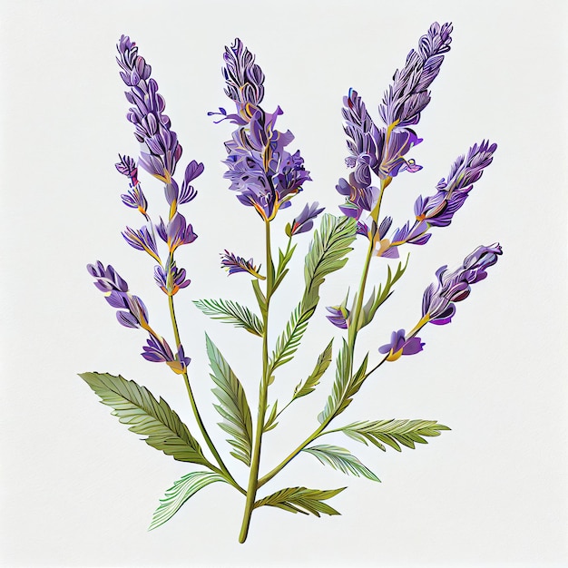 Lavendel-Blumen-Clipart