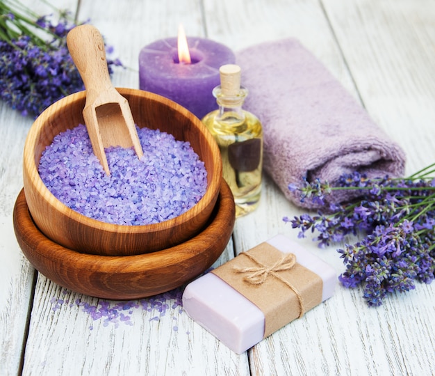 Lavendel-Spa-Produkte