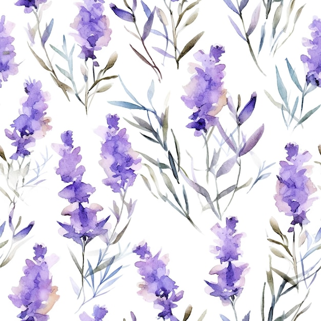 Lavendelblätter-Musterfliesen