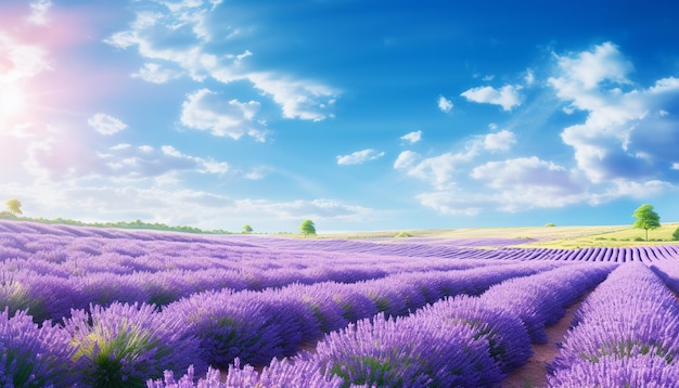 Lavendelfeld in Valensole Provence, Frankreich