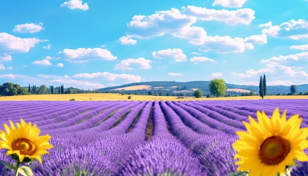 Lavendelfelder in Valensole Provence, Frankreich