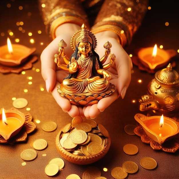 Foto laxmi maa e shubh deepavali