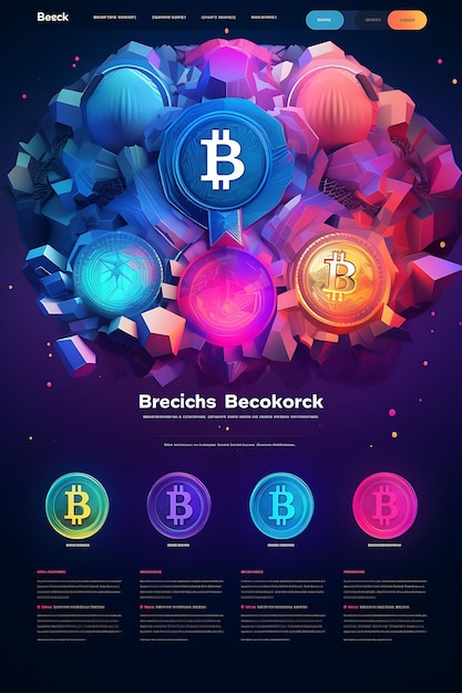 Layout Bitcoin Cashback Site com Cashback e Shopping Focado Dec Figma Concept Banner Poster