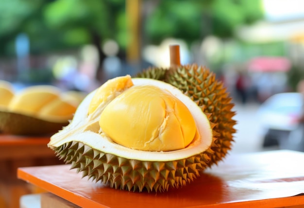 Álbum de fotos visuales de frutas de durian lleno de momentos maduros y deliciosos para los amantes del durian