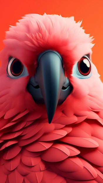 Álbum de fotos visuales de pájaros loros lleno de momentos lindos y amistosos