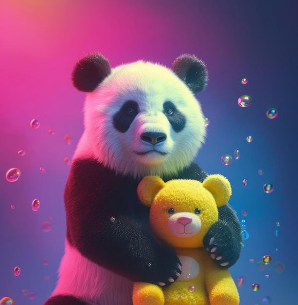 Álbum de fotos visuales de pandas lleno de momentos lindos y vibraciones amistosas para los amantes de los animales