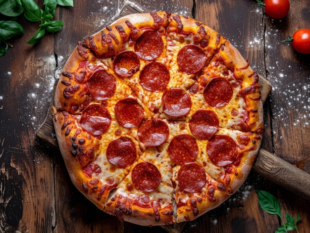 Álbum de fotos visuales de pizza lleno de momentos sabrosos y deliciosos para los amantes de la pizza