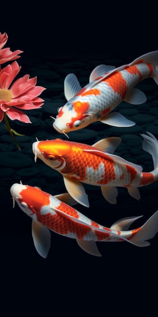 Álbum visual de peixes Koi cheio de vibrações de meditação e momentos maravilhosos para os amantes de koi