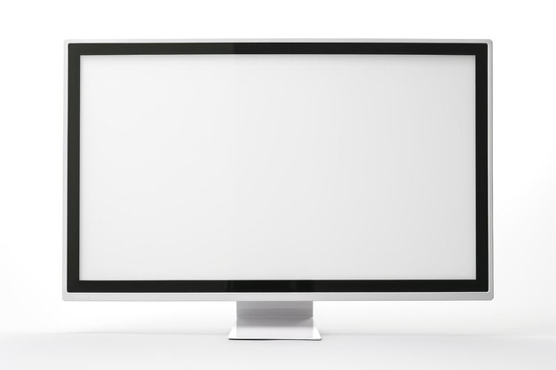 LCD moderno aislado sobre un fondo blanco