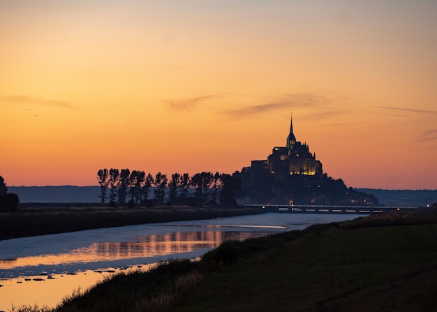 Foto le mont saint michel, frança