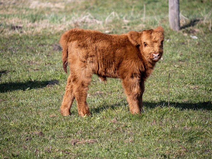 Foto leão de pé num campo