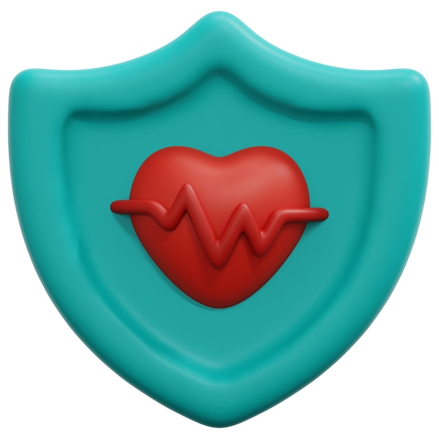 Leben 3D-Render-Symbol-Illustration