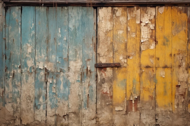 Lebendige Textur einer alten rustikalen Holztür