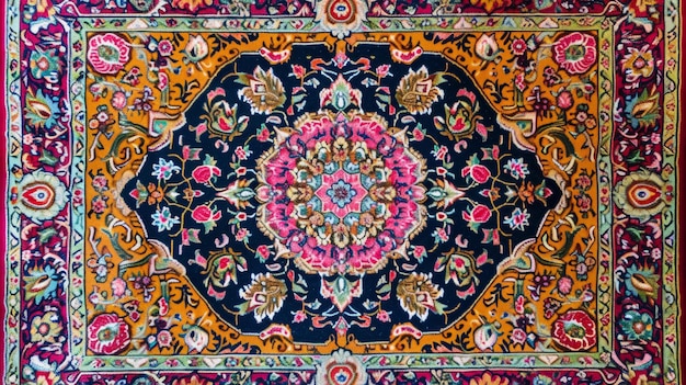 Lebendige traditionelle türkische persische Teppichtextur