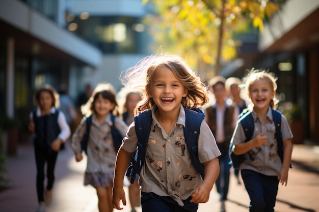 Lebendige und fesselnde Bilder, die die Essenz des Schullebens einfangen