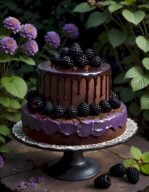 Lebendiger Brötchenkuchen im Garten