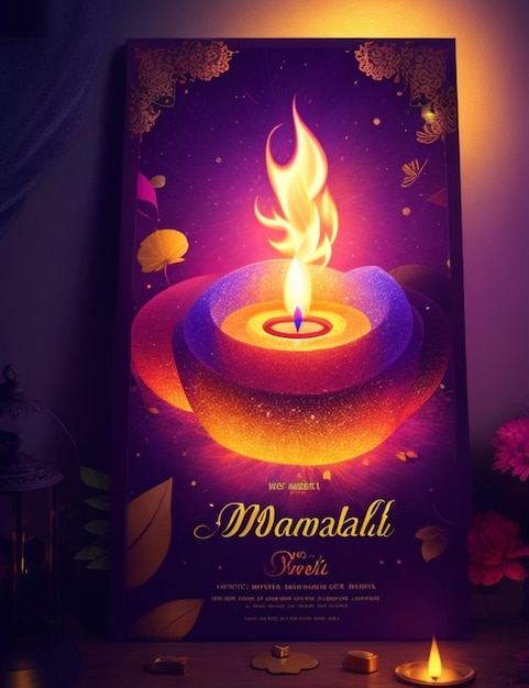 lebendiger Diwali-Hintergrund