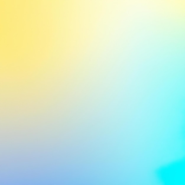 lebendiger gelb-grün-blauer Farbverlauf verschwommener Hintergrund