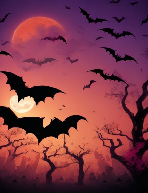 lebendiger Halloween-Hintergrund