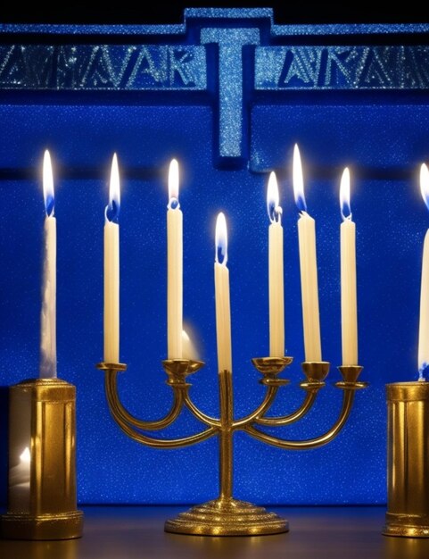 lebendiger Hanukkah-Hintergrund